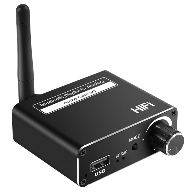 D18 藍牙数字音頻接收器3.5mm模擬轉換器