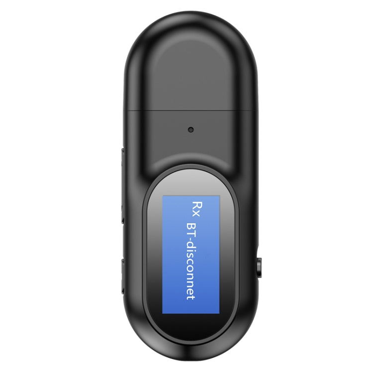 T17 藍牙5.0接收器發射器二合一音頻適配器帶LCD显示