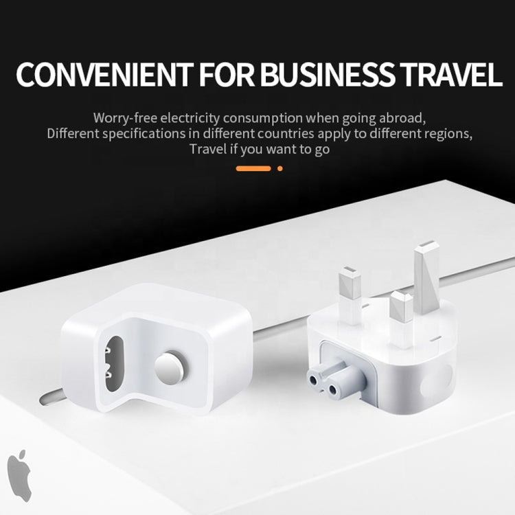2個一賣 XJ01 電源轉換頭 適用於iPad 10W 12W充電器 & MacBook 系列充電器，英規