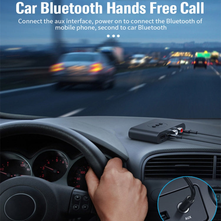 B21藍牙5.0音頻接收器 支持AUX RCA輸出功放U盤播放