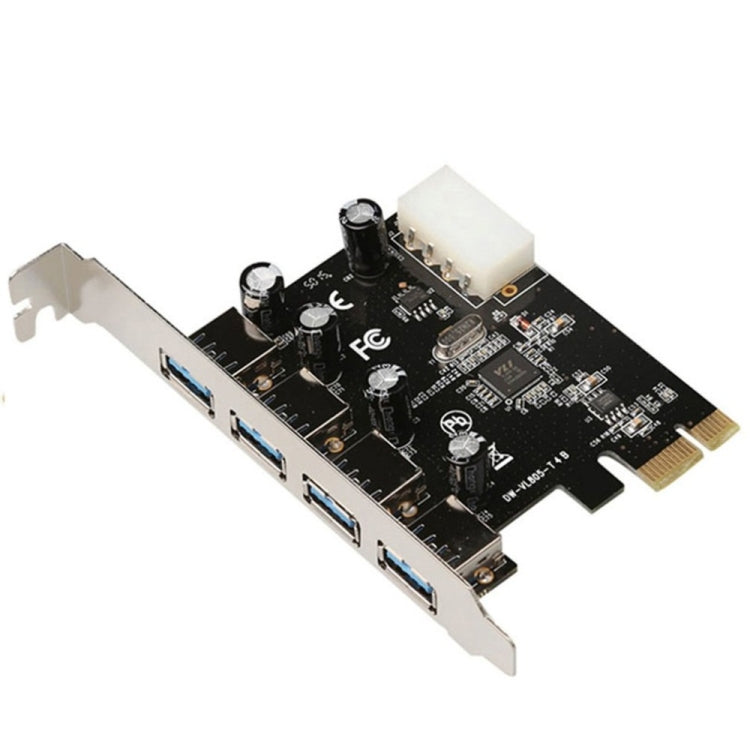 4口USB PCI-E轉USB3.0擴展卡 PCIE轉接卡