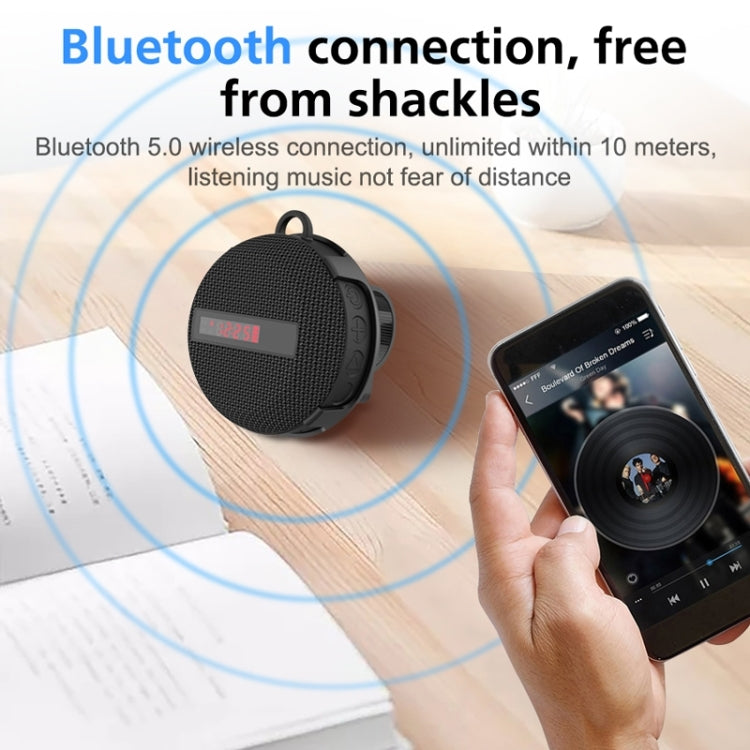 BT368 LED數碼显示自行車藍牙音箱 戶外便攜IPX65防水支持免提/TF卡