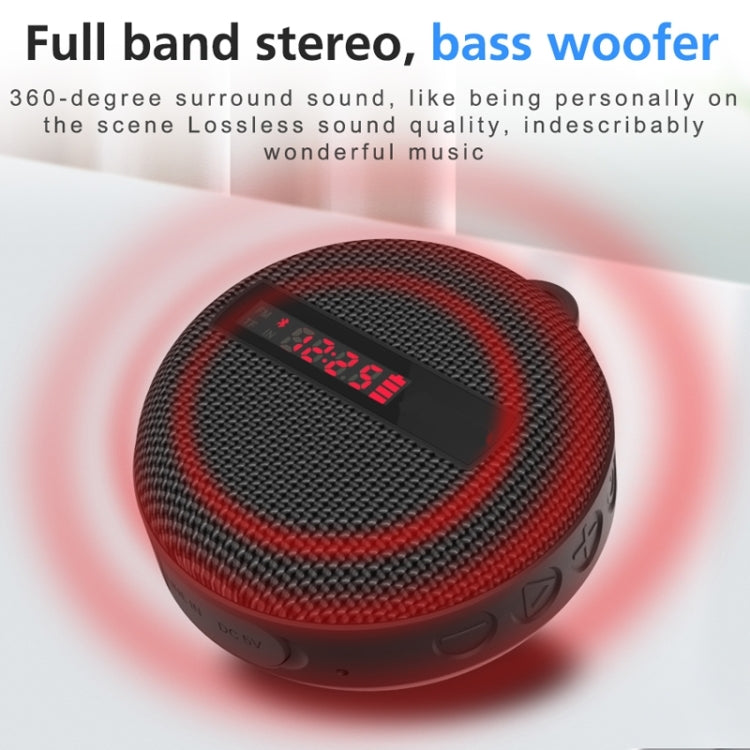 BT368 LED數碼显示自行車藍牙音箱 戶外便攜IPX65防水支持免提/TF卡