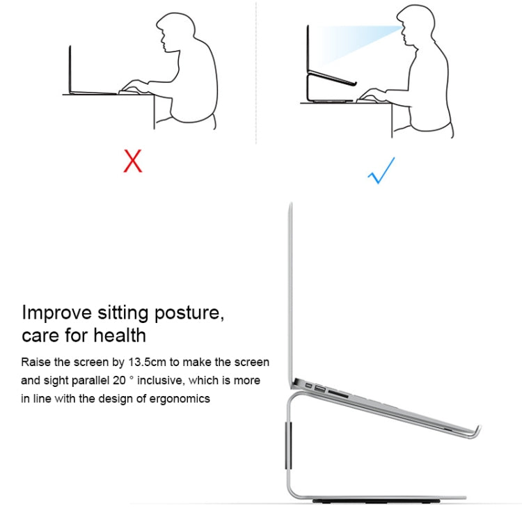AP-2S 鋁合金筆記本支架 360度旋轉電腦增高托架