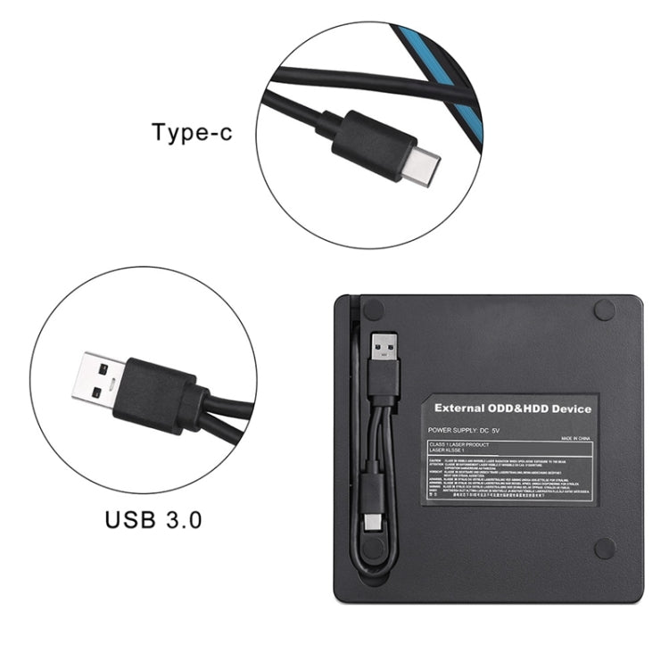 通用光驅Type-C USB 3.0 外置 DVD/CD/VCD刻錄機 RW SVCD 驅動器播放器