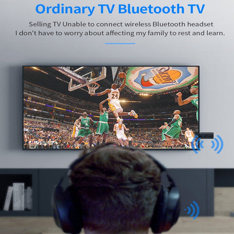 TX35 藍牙5.2發射器一拖二USB/AUX雙輸出