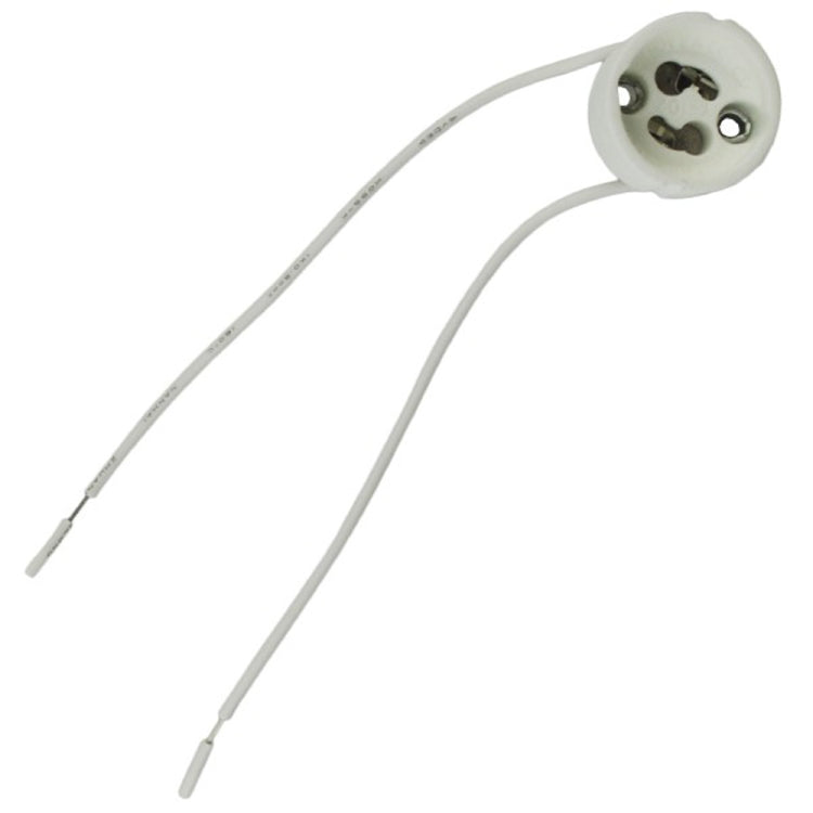 10個一賣 GU10 插座 LED 燈泡鹵素燈座底座陶瓷線連接器，適用於所有 GU10 燈