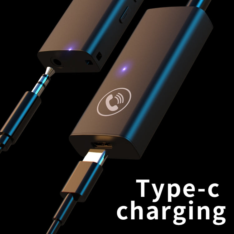 BT05 藍牙5.0接收器 車載免提通話AUX音頻適配器