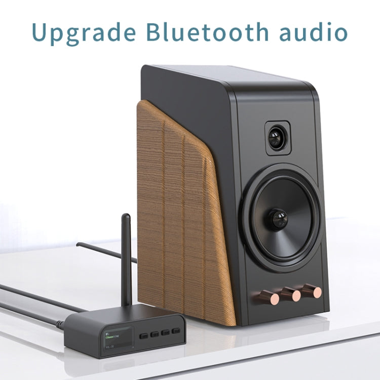 BT07 藍牙5.1音頻接收器音頻發射器二合一 支持光纖/同軸/3.5接口