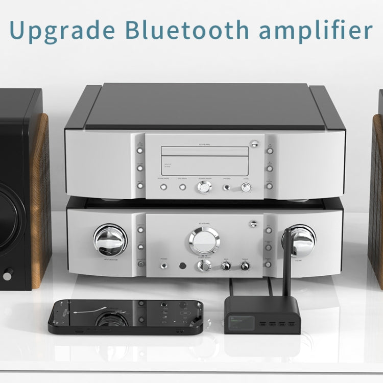 BT07 藍牙5.1音頻接收器音頻發射器二合一 支持光纖/同軸/3.5接口