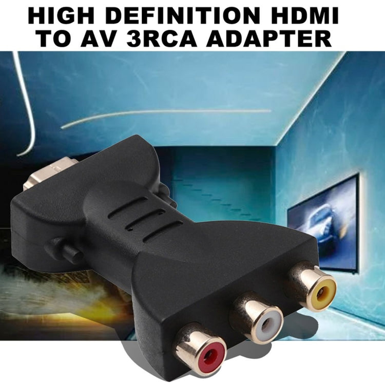 HDMI to 3RCA視頻轉接頭 鍍金
