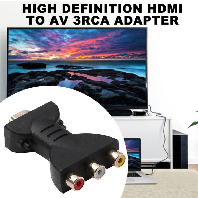 HDMI to 3RCA視頻轉接頭 鍍金