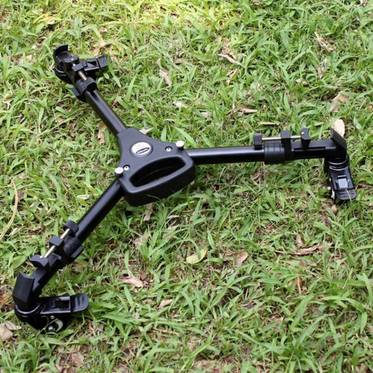 YUNTENG 901 攝像機三腳架 錄像直播電影腳輪移動伸縮靜音滑輪