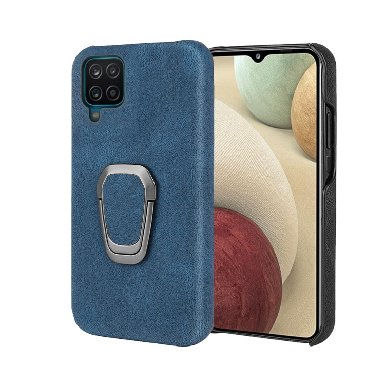 指環支架pu手機殼 適用於三星Galaxy A12