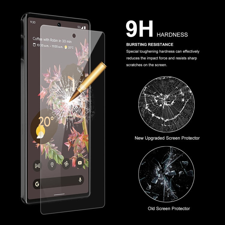 5片裝 適用於 Google Pixel 6 ENKAY 草帽王子 0.26mm 9H 2.5D弧邊鋼化玻璃保護膜