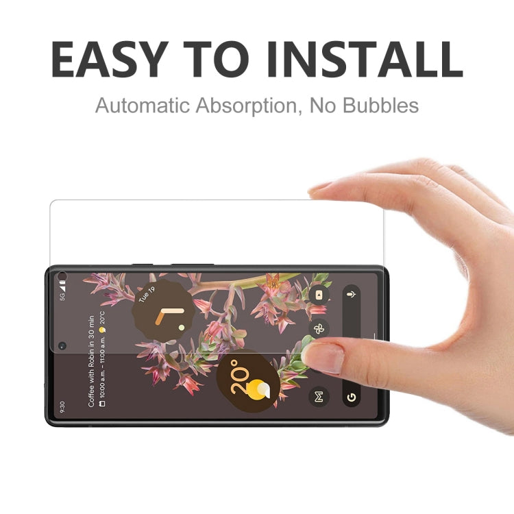 5片裝 適用於 Google Pixel 6 ENKAY 草帽王子 0.26mm 9H 2.5D弧邊鋼化玻璃保護膜