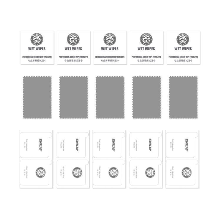 5片裝 適用於 Google Pixel 6 ENKAY 草帽王子 0.26mm 9H 2.5D弧邊鋼化玻璃保護膜