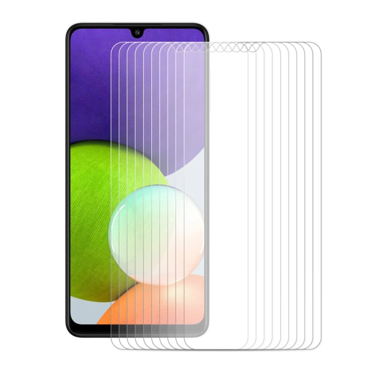 10片裝 適用於 三星Galaxy A32 4G ENKAY 草帽王子 0.26mm 9H 2.5D弧邊鋼化玻璃保護膜