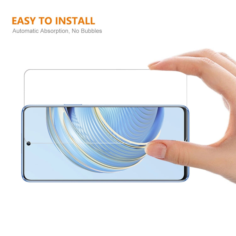 2片裝 適用於 華為Nova 10 青春版 ENKAY Hat-Prince 0.26mm 9H 2.5D弧邊高鋁硅鋼化玻璃保護膜