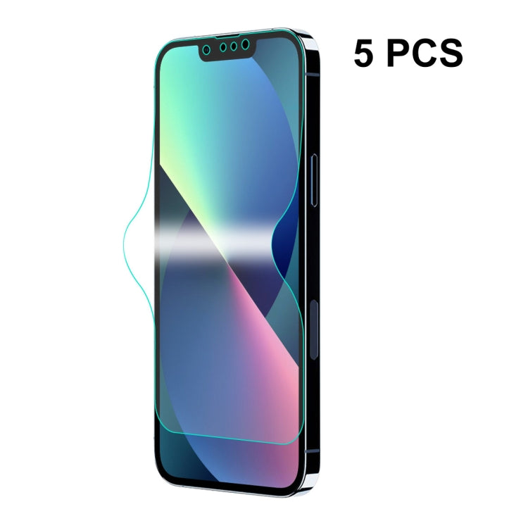 5片裝 ENKAY 全膠保護軟膜 水凝膜 適用於 iPhone 13 / 13 Pro