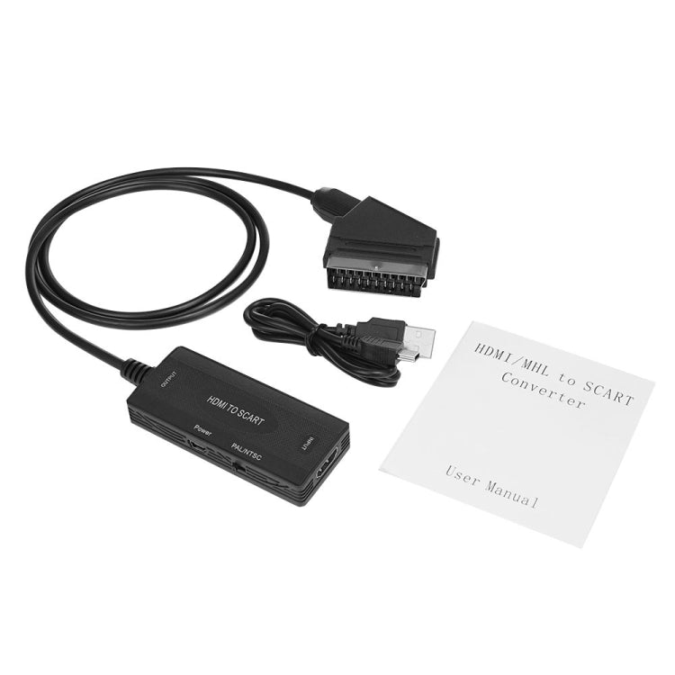 1080P HDMI 轉 SCART 音頻視頻轉換器