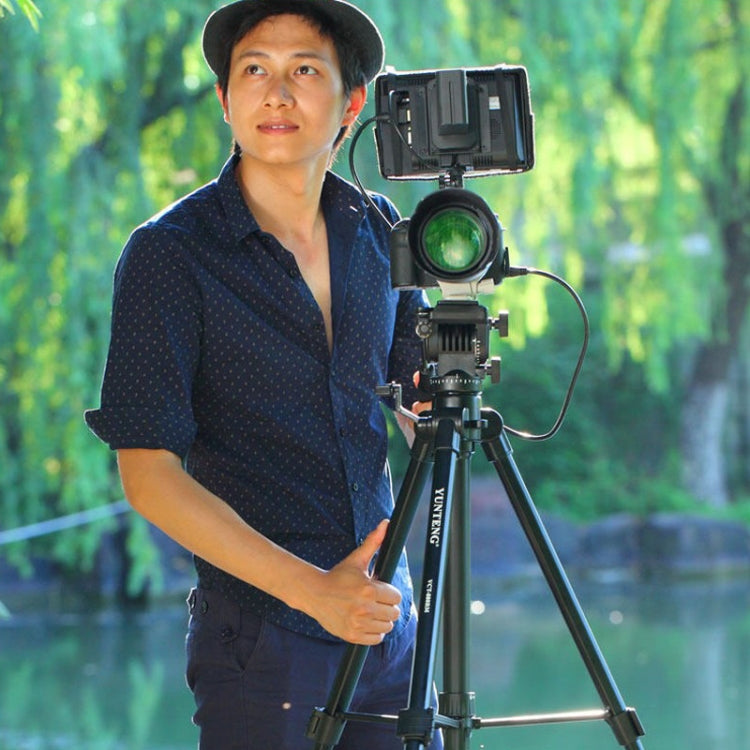 雲騰YUNTENG VCT-998單反三角架專業液壓阻尼雲台三腳架