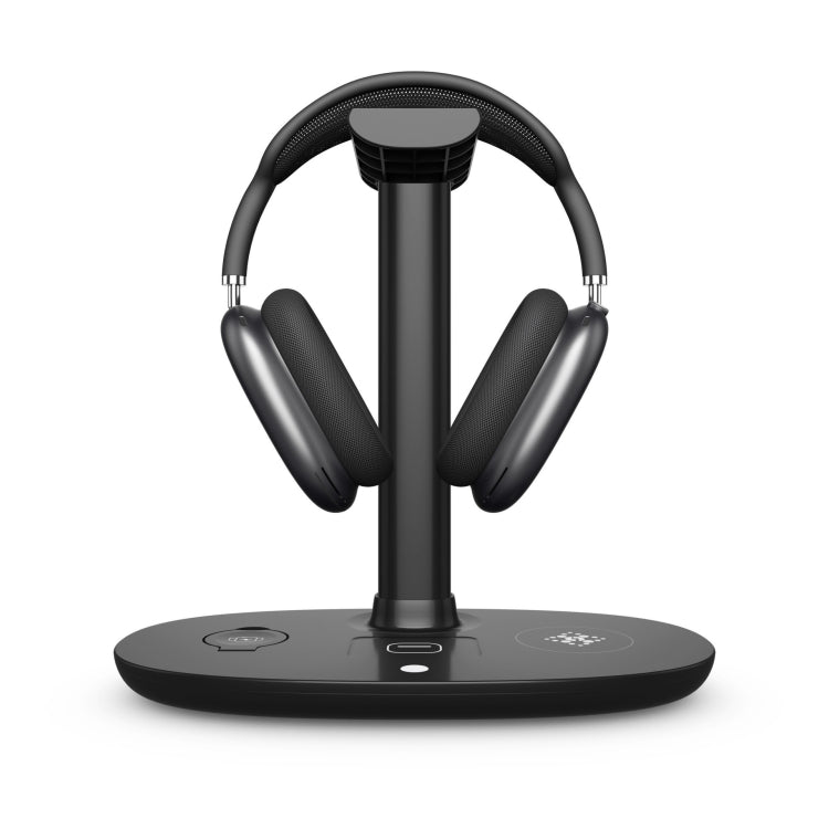 B-15A 四合一頭戴式耳機掛架&手機手錶無線充