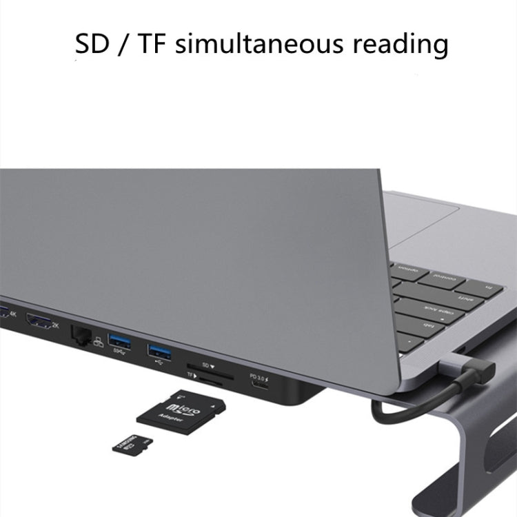 九合一多功能筆記本底座拓展塢