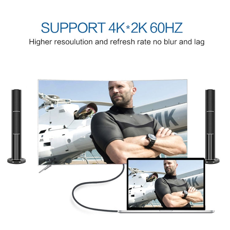 4K 60HZ Type-C轉DisplayPort線，線長：1.8m