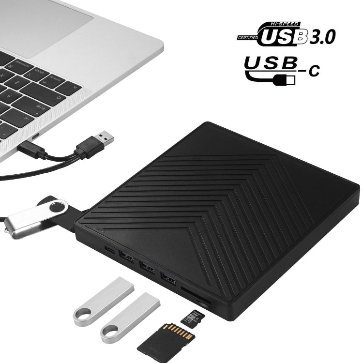 6合1 CD和DVD 刻錄機外置USB3.0光驅