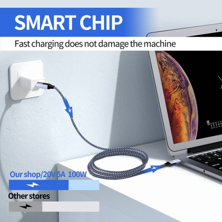 2m 100W 60HZ 4K Type-C對Type-C快速充電數據線