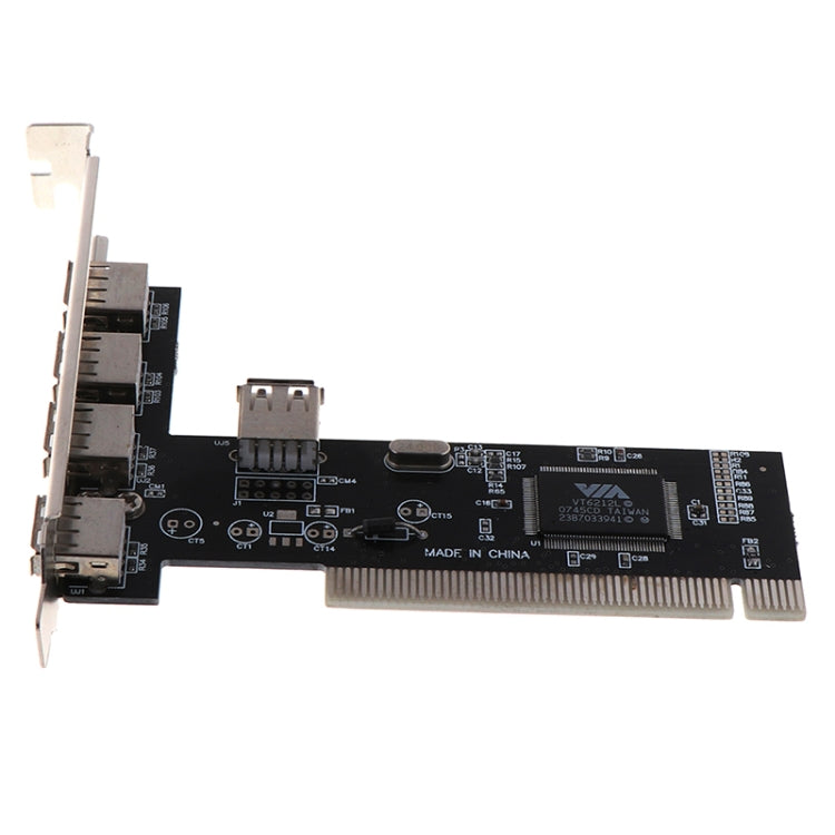 480Mbps 高速 USB 2.0 PCI HUB 控制器卡適配器