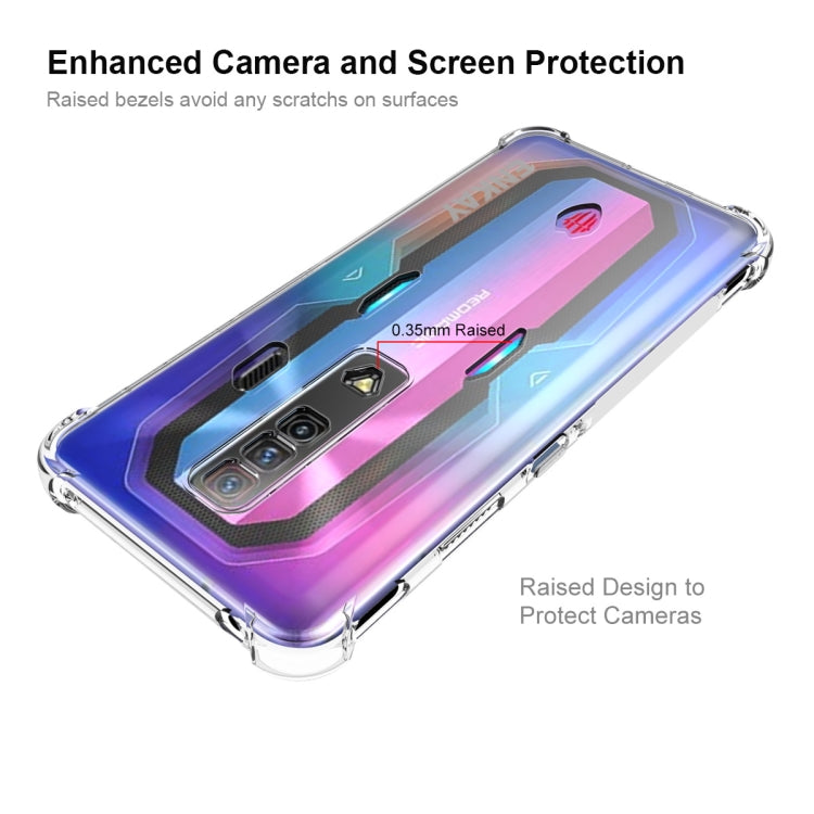 適用於 努比亞 紅魔7 ENKAY 透明防摔系列 四角加厚帶防滑條透明TPU手機防摔保護殼