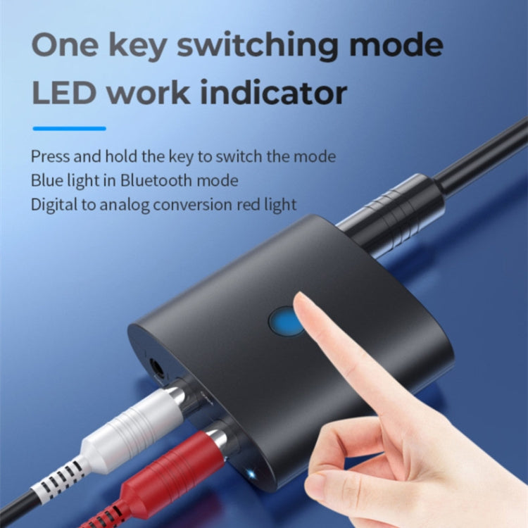 BT-B36 藍牙5.1音頻接收器電視光纖同軸数字模擬轉換器