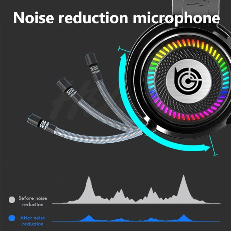 GT9 LED 遊戲玩家電腦PC有線耳機 帶麥克風