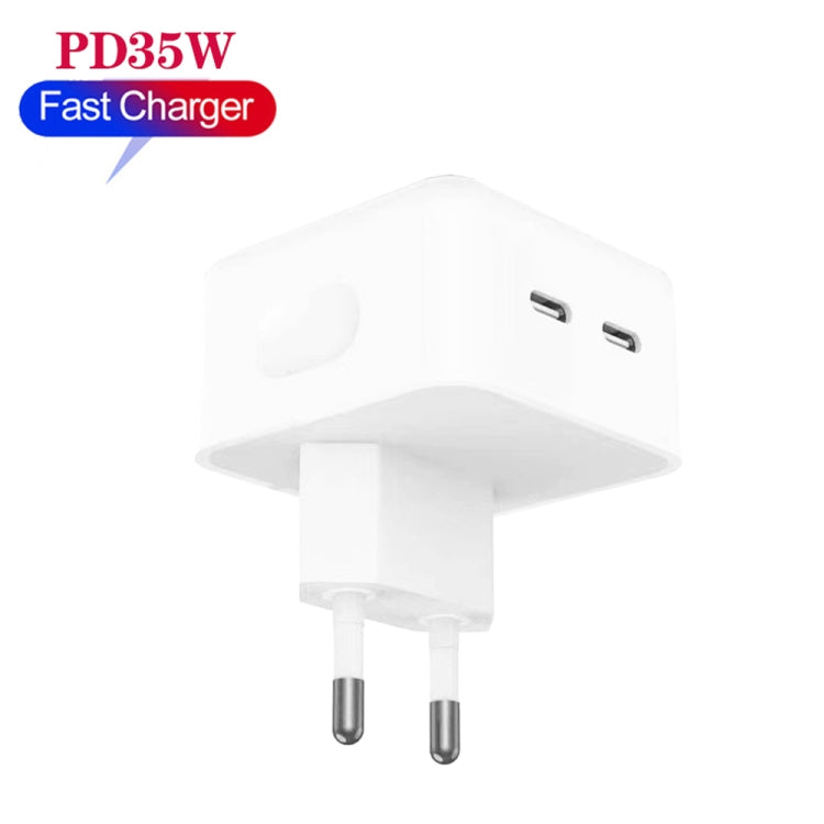PD 35W 雙PD Type-C充電器 適用於iPhone / iPad系列，歐規