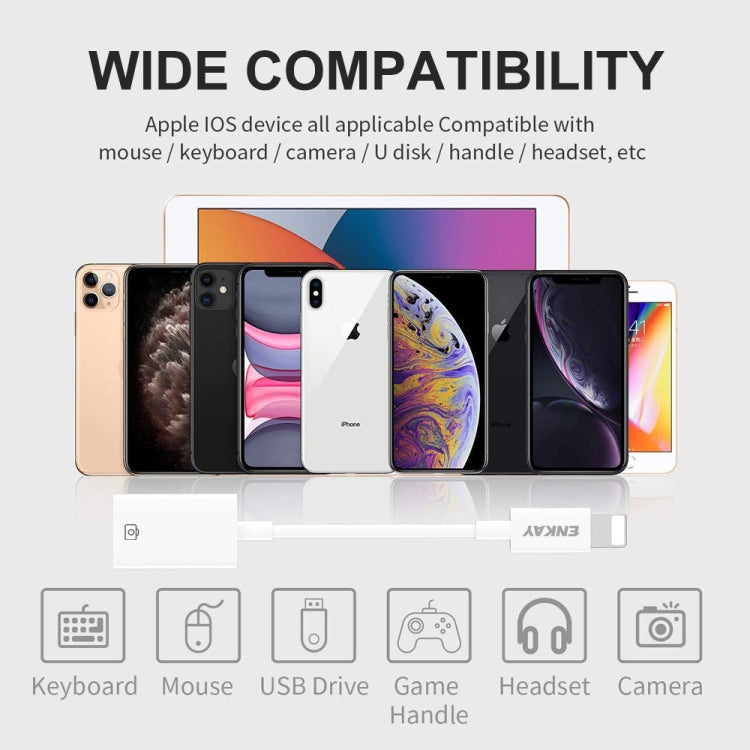 ENKAY ENK-AT108 8 Pin轉USB3.0 OTG轉接頭