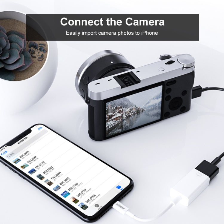 ENKAY ENK-AT108 8 Pin轉USB3.0 OTG轉接頭