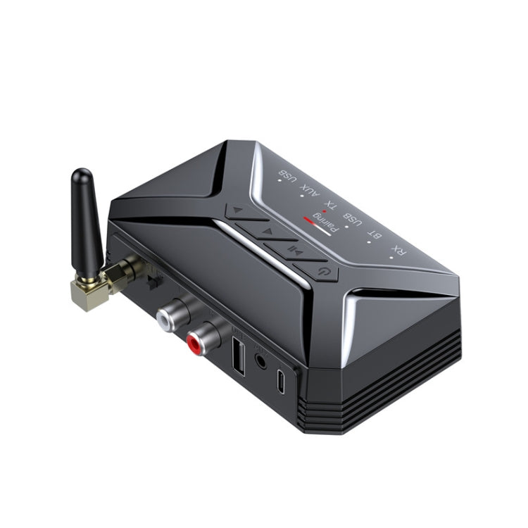 T-R22 外置天線遠距離40m藍牙音頻接收發射器二合一