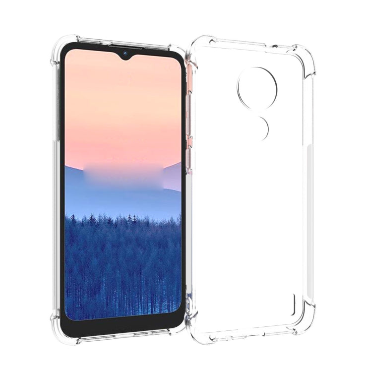 適用於諾基亞C21 JSM 透明TPU手機氣囊防摔保護殼 帶防滑條