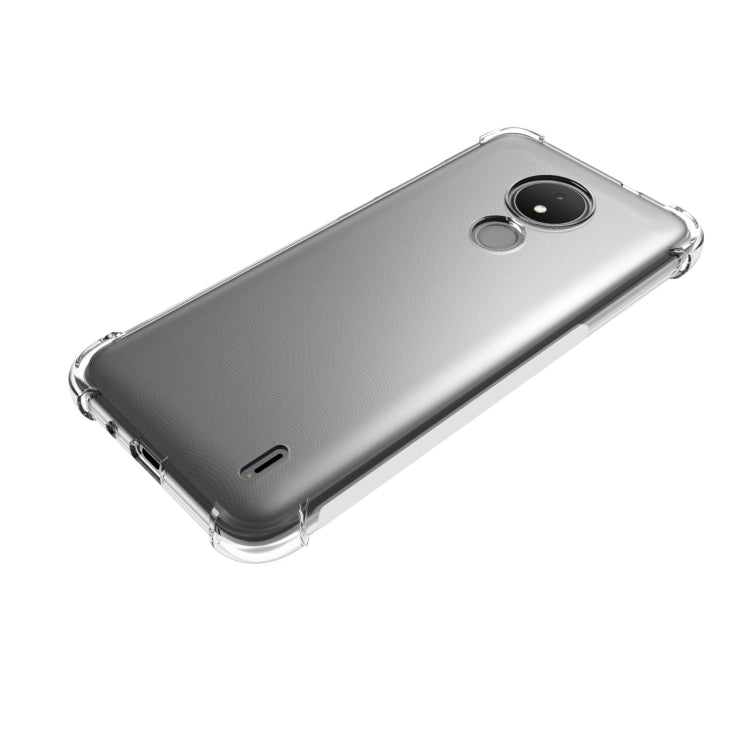 適用於諾基亞C21 JSM 透明TPU手機氣囊防摔保護殼 帶防滑條