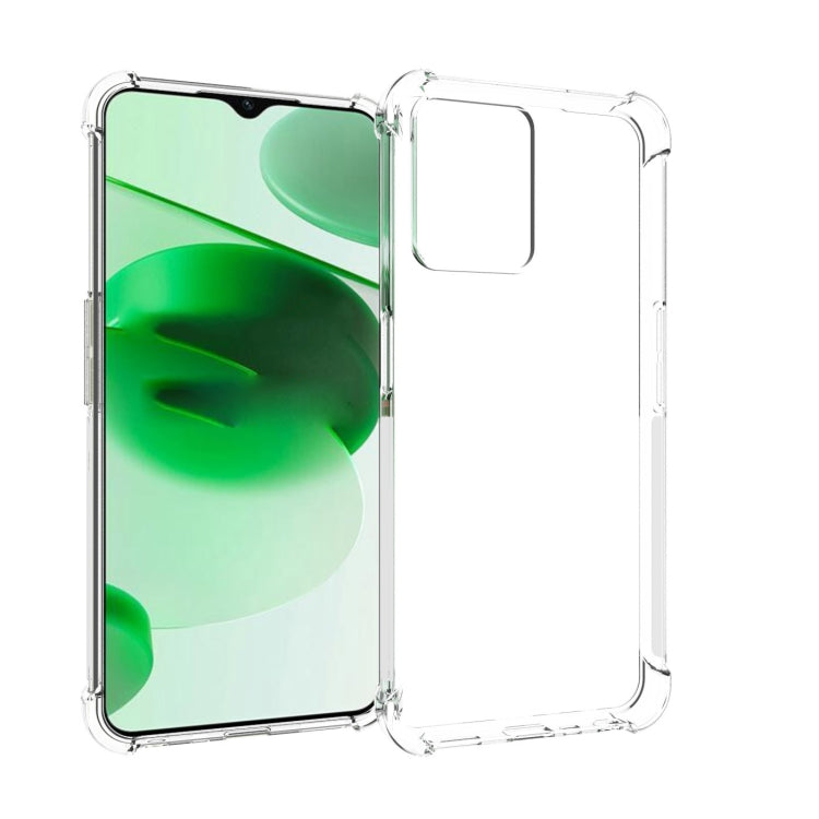 適用於 OPPO Realme C35 JSM 透明TPU手機氣囊防摔保護殼 帶防滑條