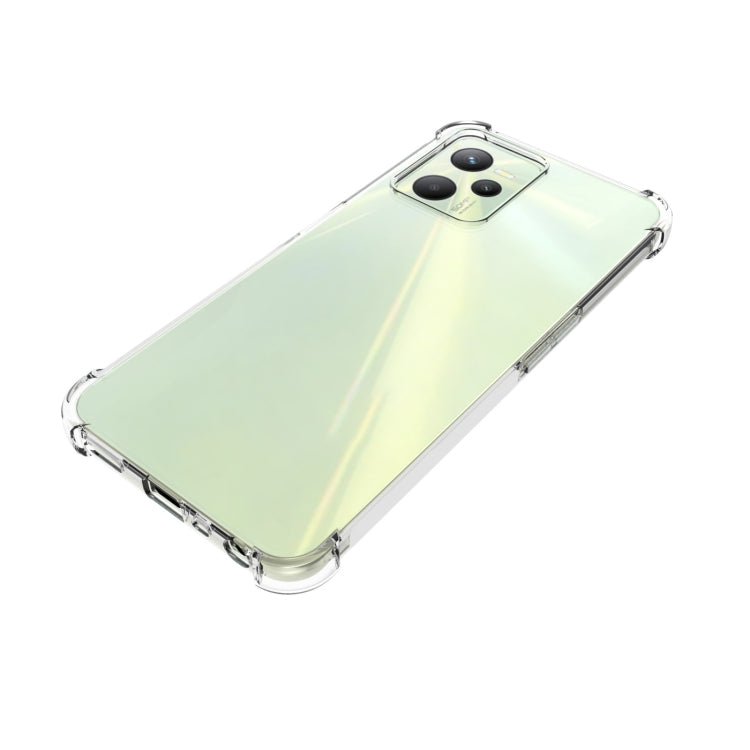 適用於 OPPO Realme C35 JSM 透明TPU手機氣囊防摔保護殼 帶防滑條