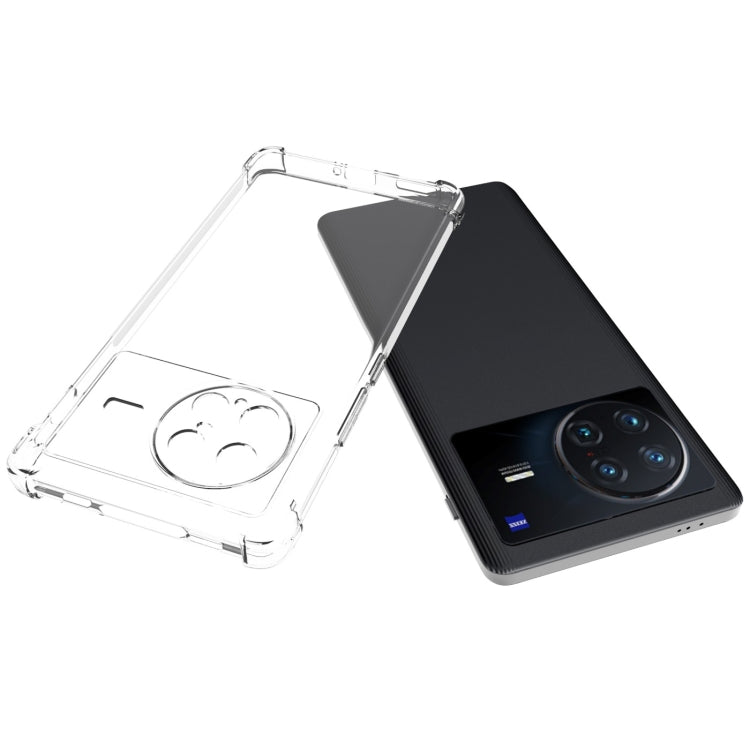 適用於vivo X Note 5G JSM 透明TPU手機氣囊防摔保護殼 帶防滑條