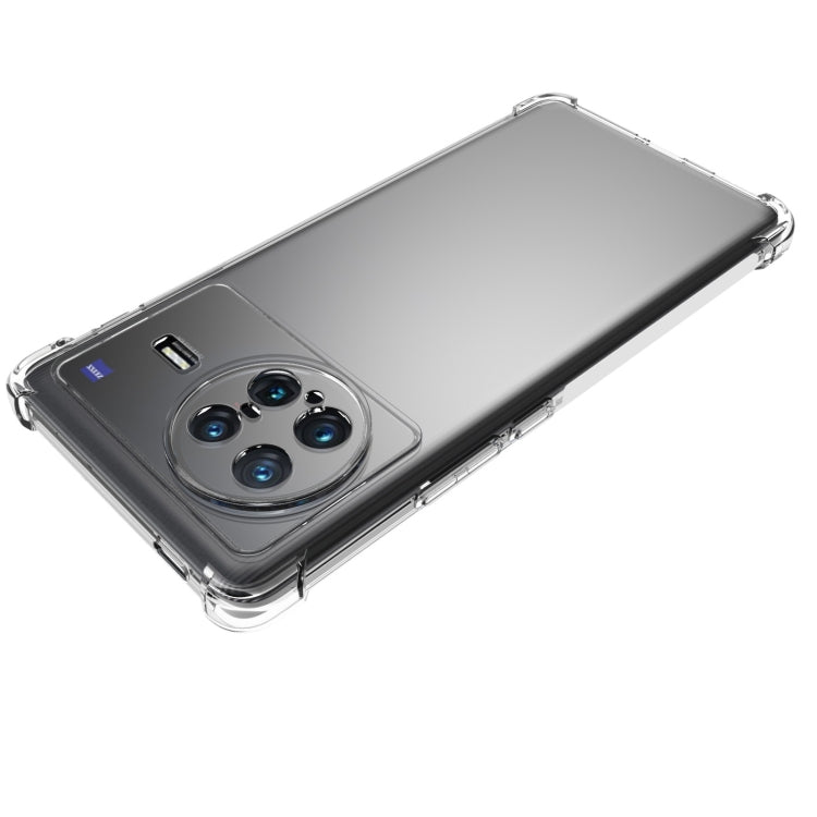 適用於vivo X Note 5G JSM 透明TPU手機氣囊防摔保護殼 帶防滑條