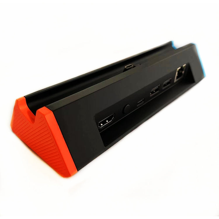 1000Mbs LAN 端口 4K HDMI適配器電視基座 適用於Nintendo Switch/Switch OLED（LAN 型號）