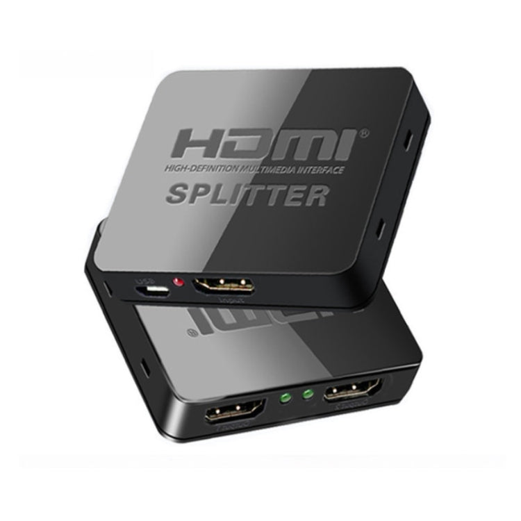 JSM HDMI一進二出分配器高清視頻2屏同顯