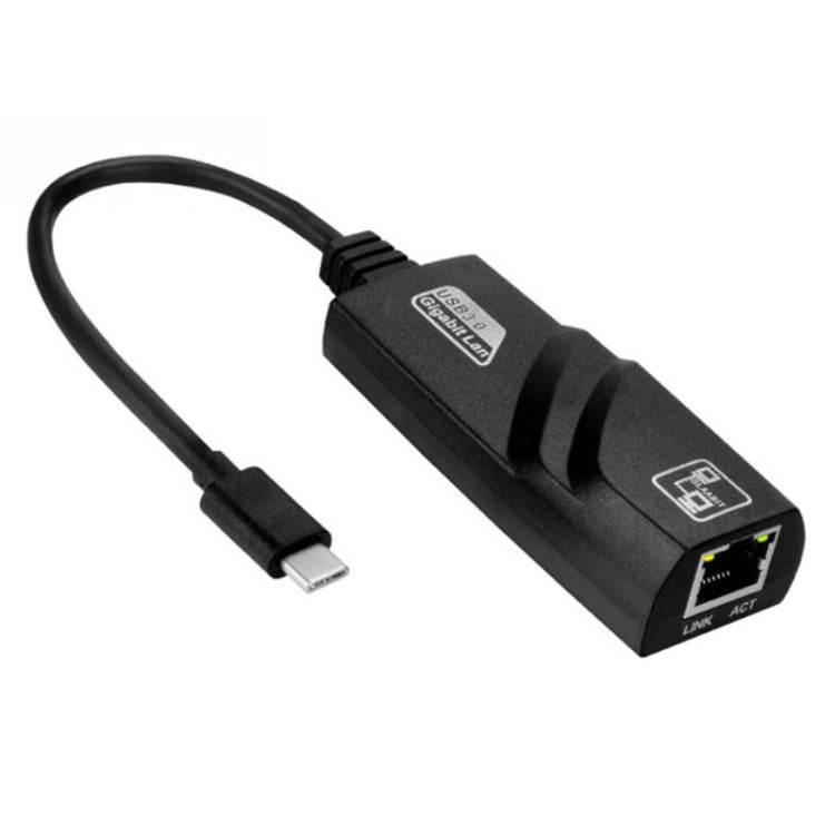 JSM USB 3.1 Type-C轉RJ45百兆以太網接口 適用於筆記本電腦