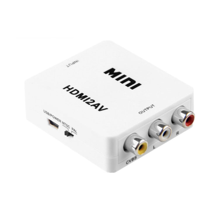 JSM HDMI轉AV/CVBS高清1080P視頻轉換器 轉接頭
