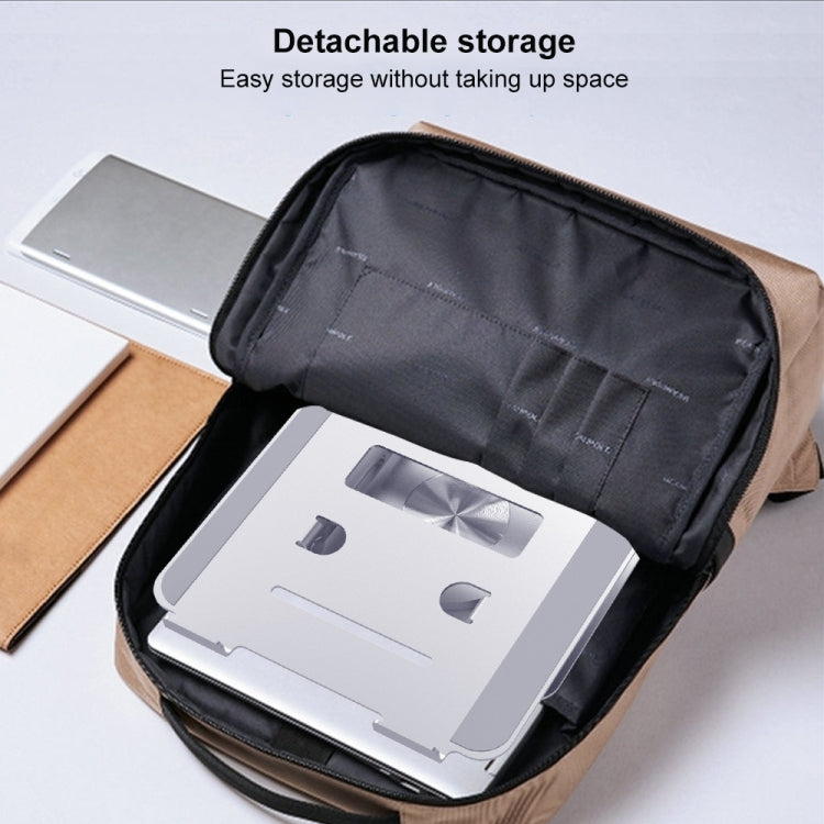 D088 便攜式鋁合金360度旋轉高度柔性可調筆記本電腦支架